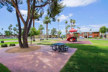 Outdoor picnic area
